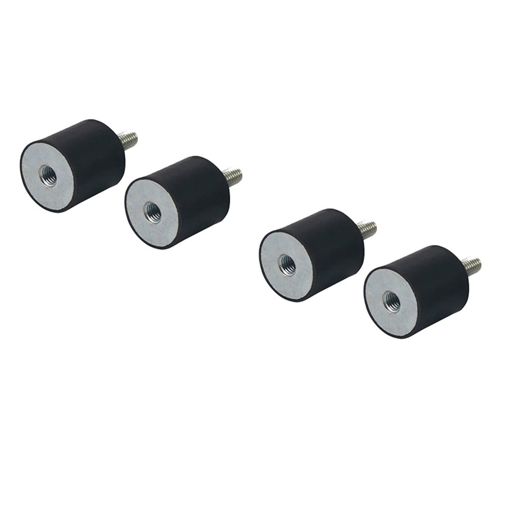 WUDOLI Low-Noise Seal, 4-Piece M3/M4/M5 Rubber Shock Absorbers, Anti-Vibration Isolator Mounts, M5x12 D15xH20