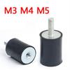 WUDOLI Low-Noise Seal, 4-Piece M3/M4/M5 Rubber Shock Absorbers, Anti-Vibration Isolator Mounts, M5x12 D15xH20 view 2