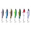 1 Pc (1# Large, 14 cm/37 g) Artificial Crankbait Fishing Lure with Rotating Tail and Treble Hooks view 2