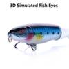 1 Pc (1# Large, 14 cm/37 g) Artificial Crankbait Fishing Lure with Rotating Tail and Treble Hooks view 3