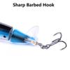 1 Pc (1# Large, 14 cm/37 g) Artificial Crankbait Fishing Lure with Rotating Tail and Treble Hooks view 4