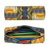 Galaxy Sky Round Leather Pencil Case for Girls and Boys, Ancient Egypt Tribe Series view 2