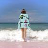 Buohwiwe Gymnastics Beach Towel 70 x 150 cm, Soft Quick-Dry Microfiber Towel view 2