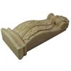 Carved Wood Applique Corner Flower Decorative Trim 9.7 x 20 x 3 cm view 4