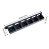 (Red) Vertical Wall-Mounted Fishing Rod Holder Rack, Space-Saving Storage for Garage, Cabin, or Basement, Holds up to 6 Rod-and-Reel Combos view 3