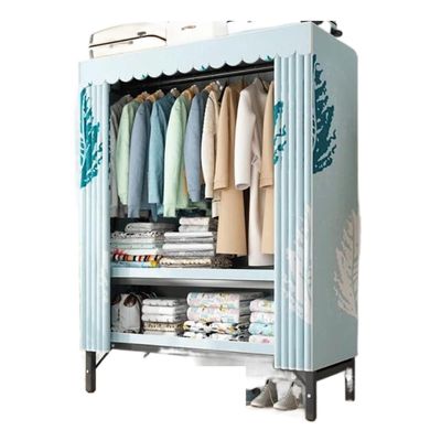Folding Wardrobe with Sturdy Carbon Steel Frame
