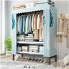 Folding Wardrobe with Sturdy Carbon Steel Frame view 2