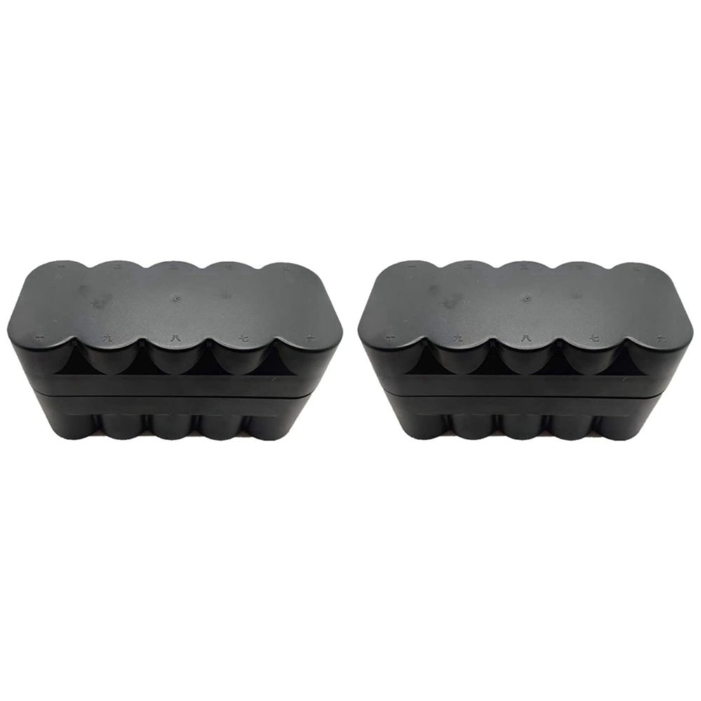 SRMAN 2-Pack 120 Film Storage Boxes, Holds Up to 10 Rolls, Black