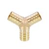 EVANEM 3-Way Brass Hose Barb Reducing Y-Fitting, 16/10/10 mm view 2