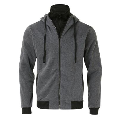 Duohropke Men's Zip-Up Hooded Sweatshirt