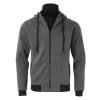 Duohropke Men's Zip-Up Hooded Sweatshirt view 1