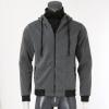 Duohropke Men's Zip-Up Hooded Sweatshirt view 3