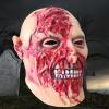 Halloween Scary Latex Face Mask, Realistic Bloody Scream Headwear for Adults, Costume Party Prop (Rotten Face with Neck, One Size) view 4