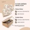 KIDSMOOD Personalized Wooden Baby Keepsake Box with Lid view 3