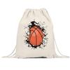 Hey!Print Basketball Drawstring Gym Bag view 1
