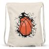 Hey!Print Basketball Drawstring Gym Bag view 3