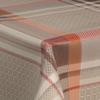 laro Washable PVC Oilcloth Tablecloth, Rectangular, Brown and Beige Check, 130 x 240 cm view 4