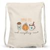 Pumpkin Spice and Everything Nice Drawstring Bag view 3