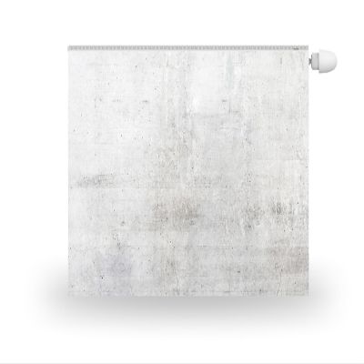 HUBDECO Magnetic Radiator Cover, 120 x 60 cm, Concrete Design