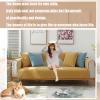Racib L-Shaped Stretch Sofa Cover, Velvet Couch Throw view 2