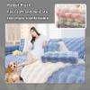 Racib Velvet Sofa Cover for L-Shaped Corner Sofa, Non-Slip, S 90 x 70 cm view 2