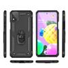nulala Case Compatible with LG K31, Shockproof Hybrid Case with Metal Ring Holder view 2