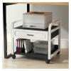 Printer Stand with 1 Drawer, Under-Desk Rolling Printer Cart view 1