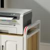 Printer Stand with 1 Drawer, Under-Desk Rolling Printer Cart view 3