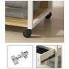 Printer Stand with 1 Drawer, Under-Desk Rolling Printer Cart view 4