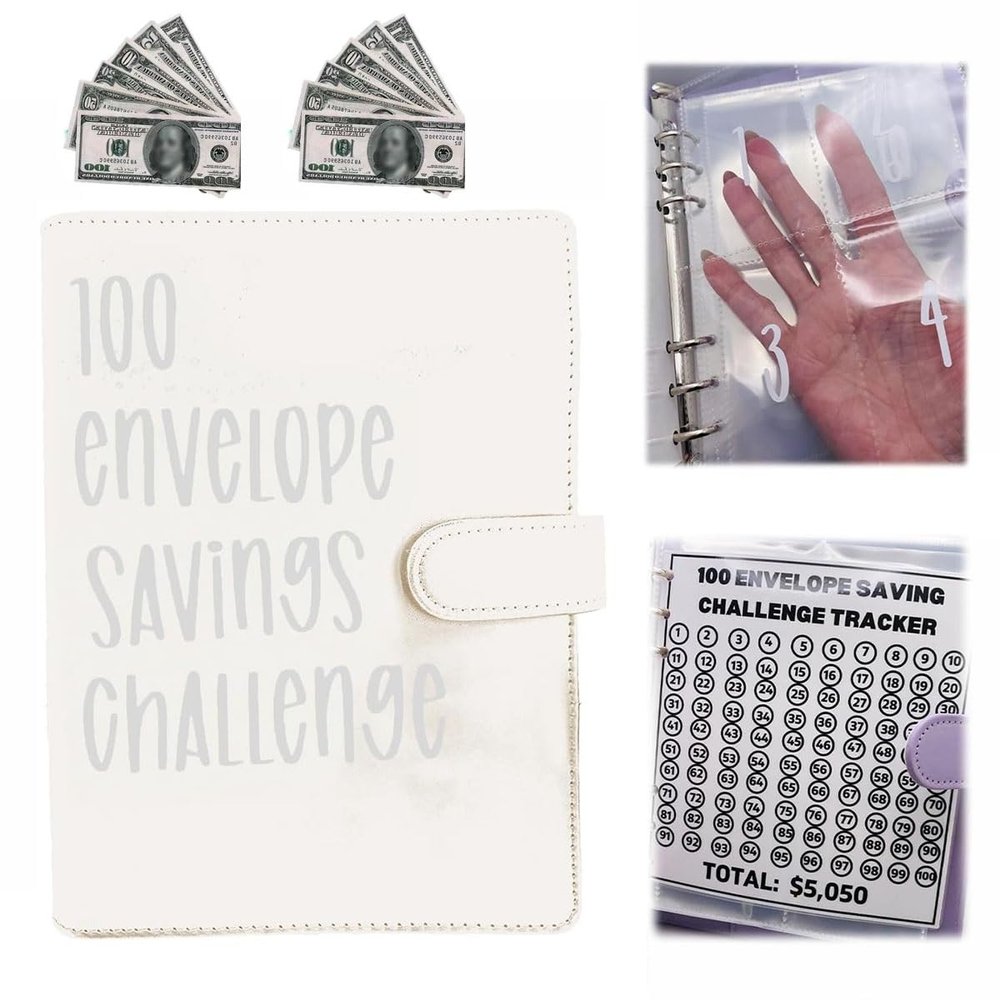 100-Envelope Money-Saving Challenge Binder