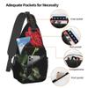 Ahdyr Sling Backpack for Men and Women, Outdoor Sports Daypack, Travel Bag, Anti-Theft Tactical Shoulder Bag view 3