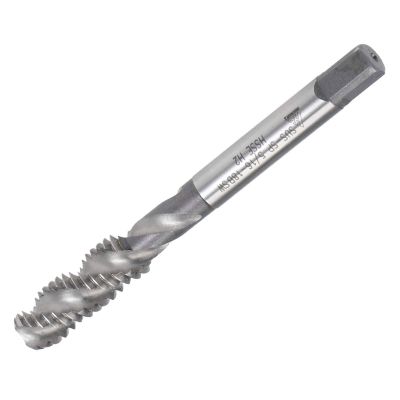 TOP-VIGOR 5/16-18 BSW Spiral-Flute Tap, M8 x 1.25 Machine Tap, H2 Tolerance, HSS-Cobalt (5% Co)