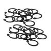 RiJpex C-Clip External Retaining Rings, 200-Piece Set, 65Mn Steel, 8 mm view 1