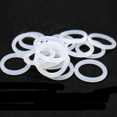 10-Piece White Food-Grade Silicone O-Ring Set, CS 1/1.5/2/2.4 mm, OD 385 mm, Heat-Resistant, OD 68 mm, CS 2 mm