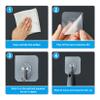 JurciCat 50-Pack Extra-Strong Self-Adhesive Hooks view 4