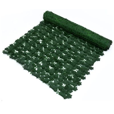 SDKFJ Artificial Plastic Hedge Fence for Garden Privacy, Ivy Leaf Decor, Customizable, Color A, 1 x 0.5 m