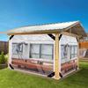 Transparent Waterproof Tarpaulin, 420 g/m² PVC, with Rope and Cable Ties view 1