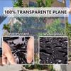 Transparent Waterproof Tarpaulin, 420 g/m² PVC, with Rope and Cable Ties view 2