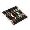 2-Gang Wall Plate, Square Light Switch Cover, Artistic Guitar Pattern, 4.5 x 4.5 in view 2
