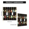 2-Gang Wall Plate, Square Light Switch Cover, Artistic Guitar Pattern, 4.5 x 4.5 in view 4