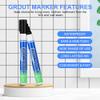 Flintronic 6-Pack Grout Pens, Black Tile Paint Markers with Replacement Tips view 3