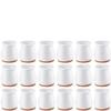 Silicone Chair Leg Protectors with EVA Felt, White, S (2.0–2.8 cm), 16 Pieces view 1