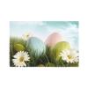 Colorful Easter Egg Placemats, Set of 6, Washable, 12 x 18 in, Heat-Resistant, Non-Slip view 1