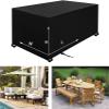 Jianghu Art Garden Table Cover, 220 x 200 x 85 cm, Waterproof 600D Oxford Fabric view 4