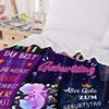 21st Birthday Gifts for Girls, Personalized Message Blanket, Fuzzy Throw Blanket 220 x 220 cm, Gifts for a 21-Year-Old Daughter, Sister, or Girlfriend view 4