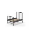 Vipack Bronxx Bed, Matte Black, 140 x 200 cm view 1