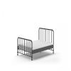 Vipack Bronxx Bed, Matte Black, 140 x 200 cm view 4