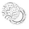 BONDIJ Cute Dinosaur Round Stretch Chair Cover view 2