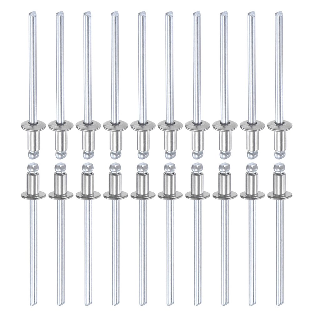DTGN 3.2 mm x 6 mm Blind Rivets, 50-Pack, 304 Stainless Steel