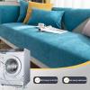 YWQJL L-Shaped Velvet Sofa Cover, Non-Slip Pet Couch Protector, #19, 70 x 210 cm view 4